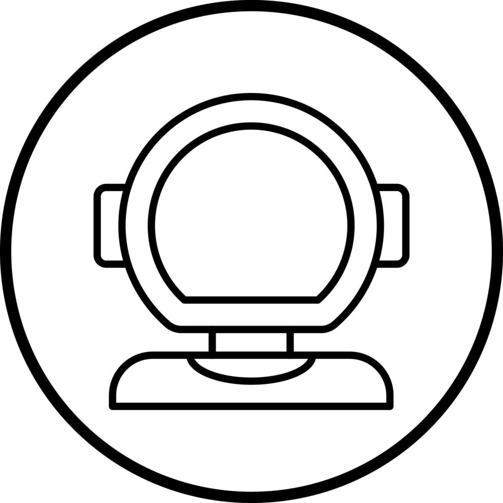 Tauchen Helm Vektor Symbol Stil