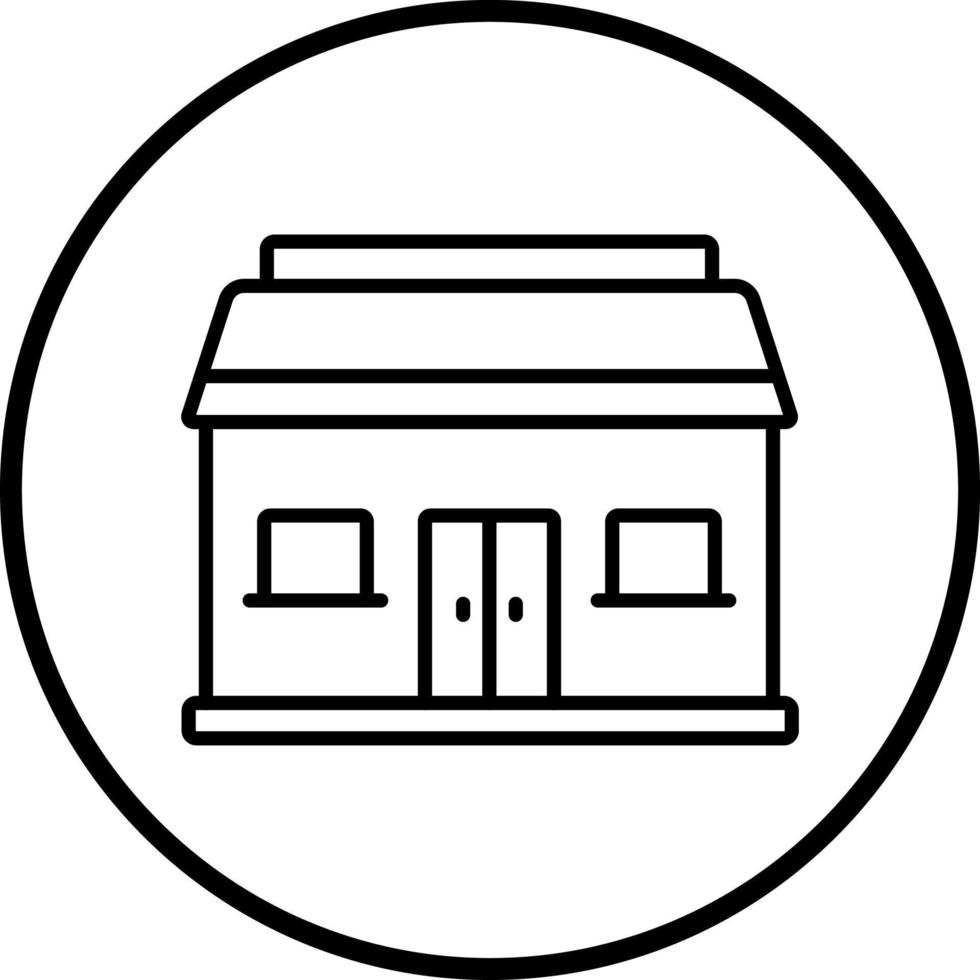 Supermarkt Vektor Symbol Stil