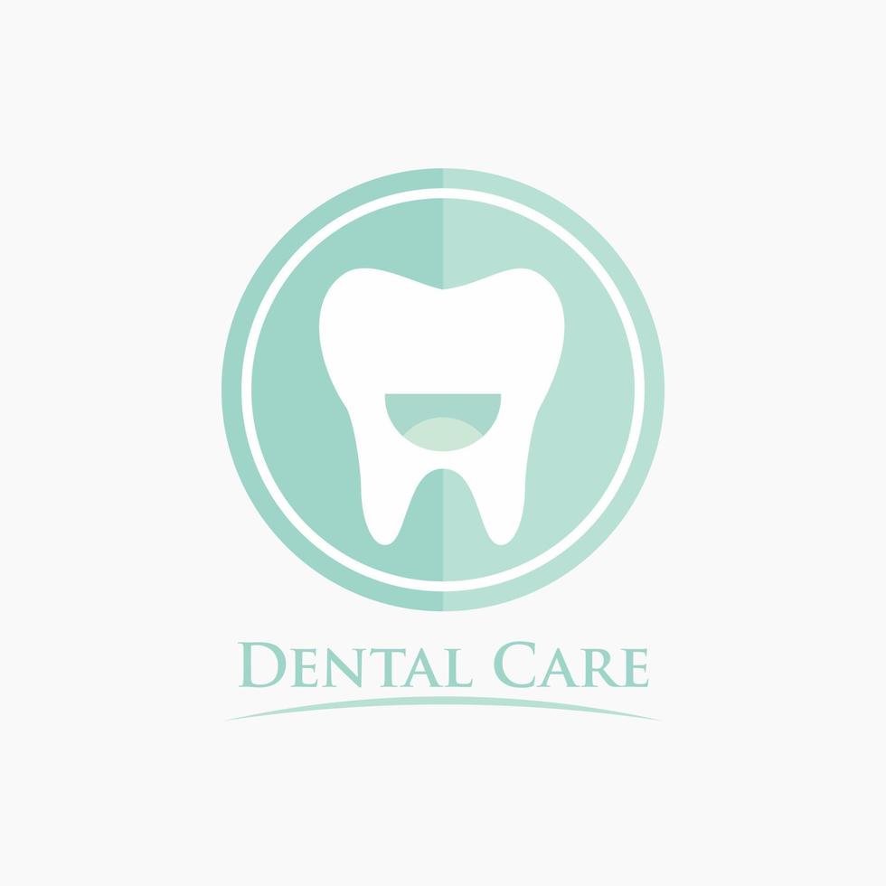 enkel dental logotyp design mall vektor