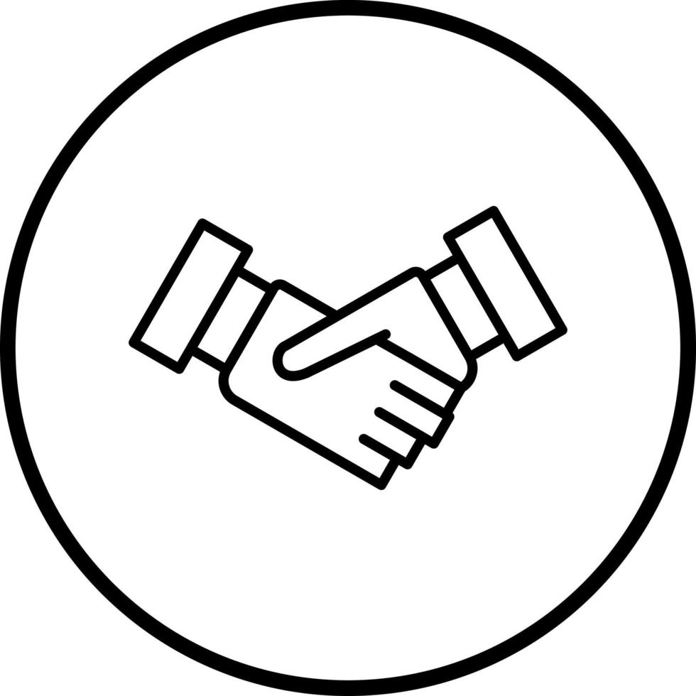 Deal Vektor Symbol Stil