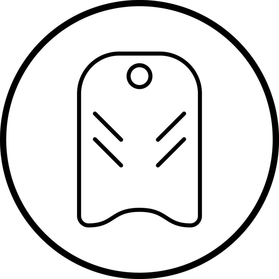 Bodyboarding Vektor Symbol Stil