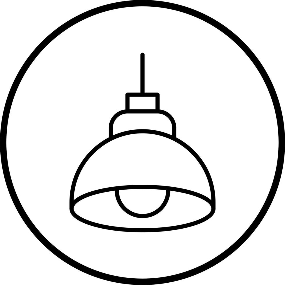 Anhänger Licht Vektor Symbol Stil