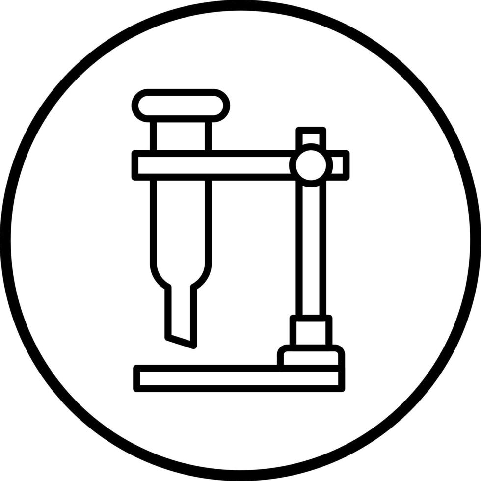 Bürette Vektor Symbol Stil