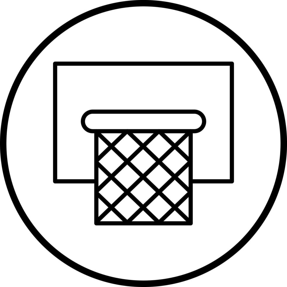 Basketball Band Vektor Symbol Stil