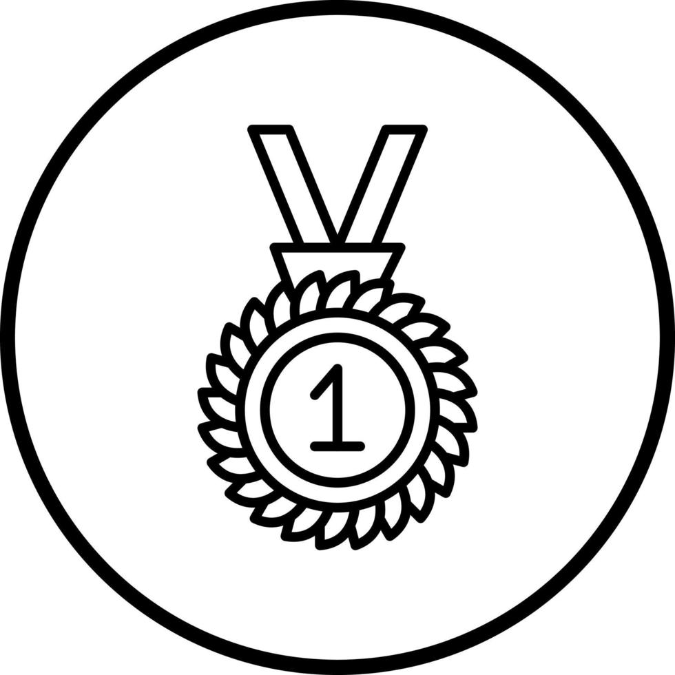 zuerst Preis- Vektor Symbol Stil