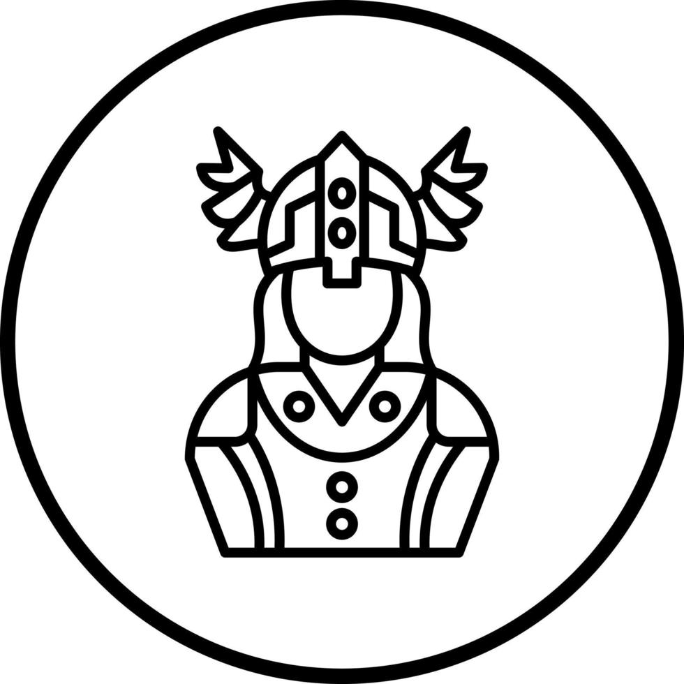 Walküre Vektor Symbol Stil