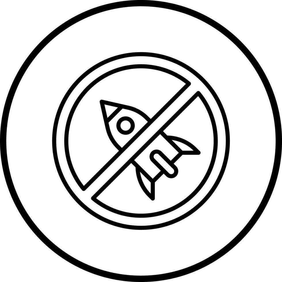 Anti Krieg Vektor Symbol Stil