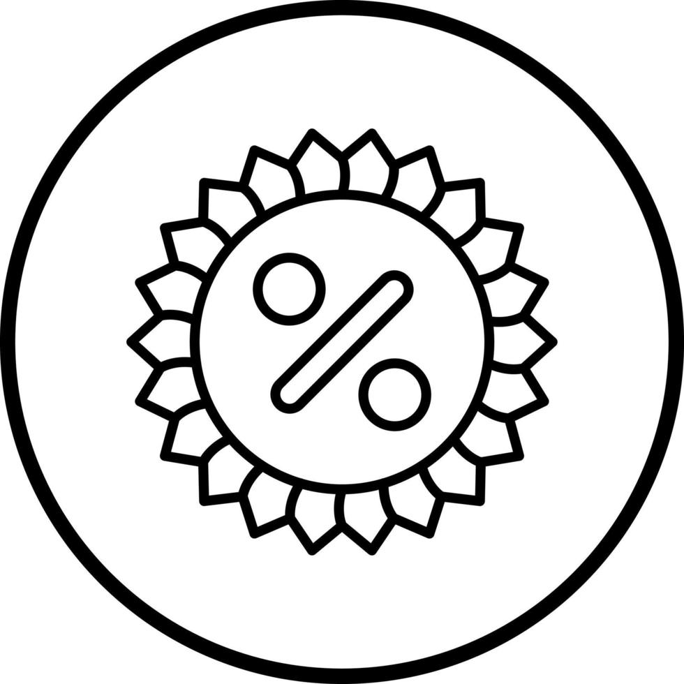 Rabatt Vektor Symbol Stil