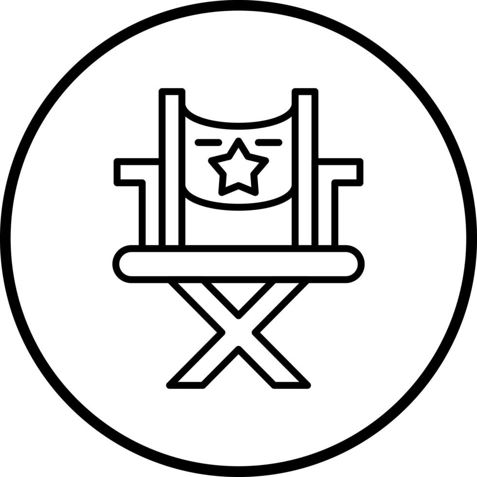 Direktor Stuhl Vektor Symbol Stil