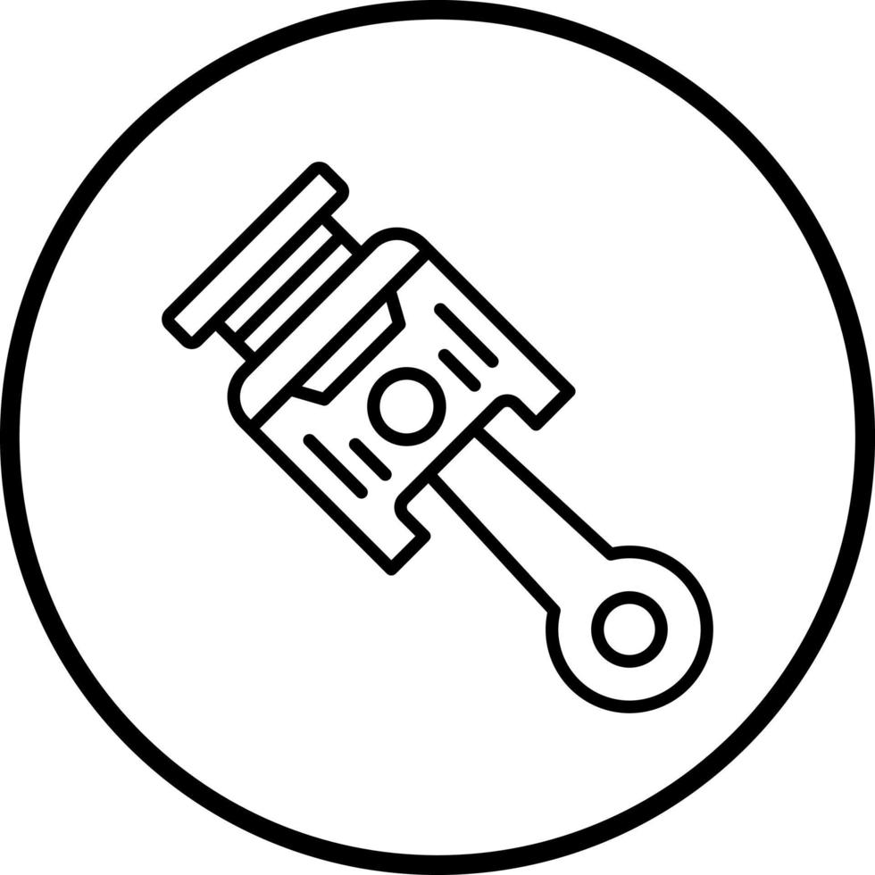 Kolben Vektor Symbol Stil