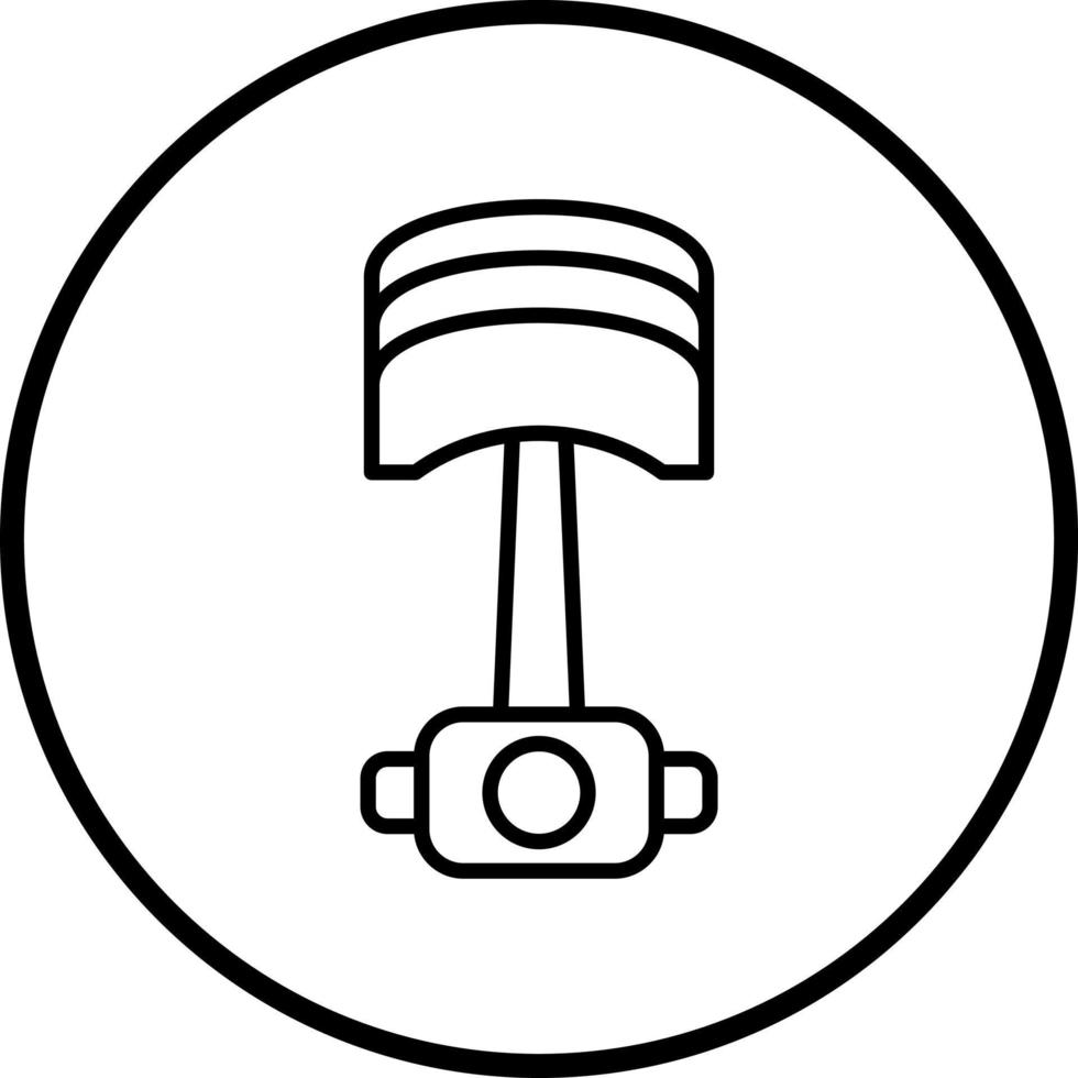 Vektor Design Kolben Vektor Symbol Stil