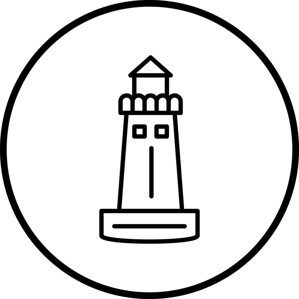 Vektor Design Leuchtturm Vektor Symbol Stil