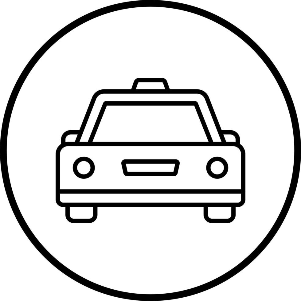 Vektor Design Taxi Vektor Symbol Stil