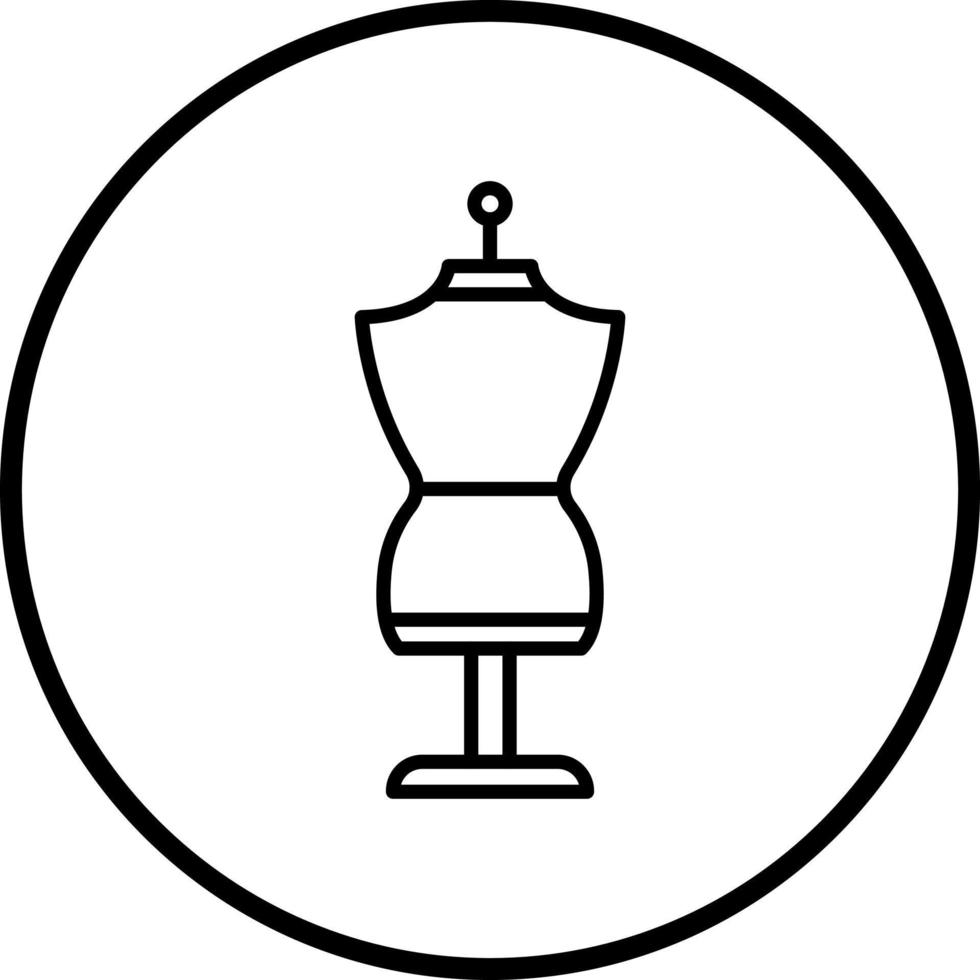 Vektor Design Mannequin Vektor Symbol Stil