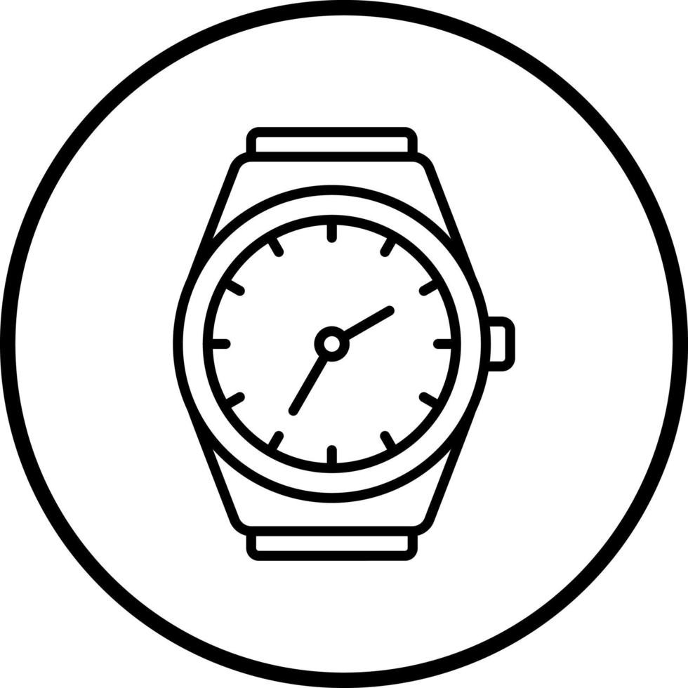 Vektor Design Armbanduhr Vektor Symbol Stil