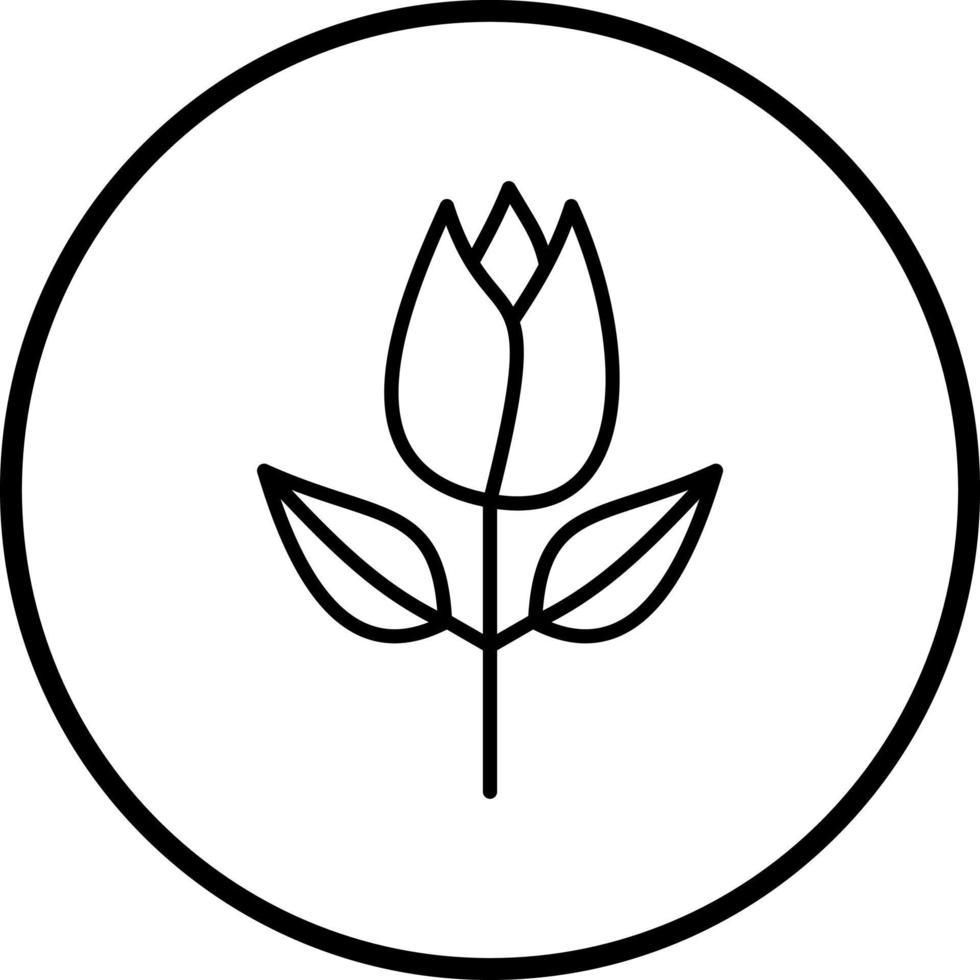 Tulpe Vektor Symbol Stil