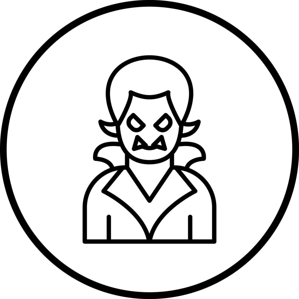 Dracula Vektor Symbol Stil