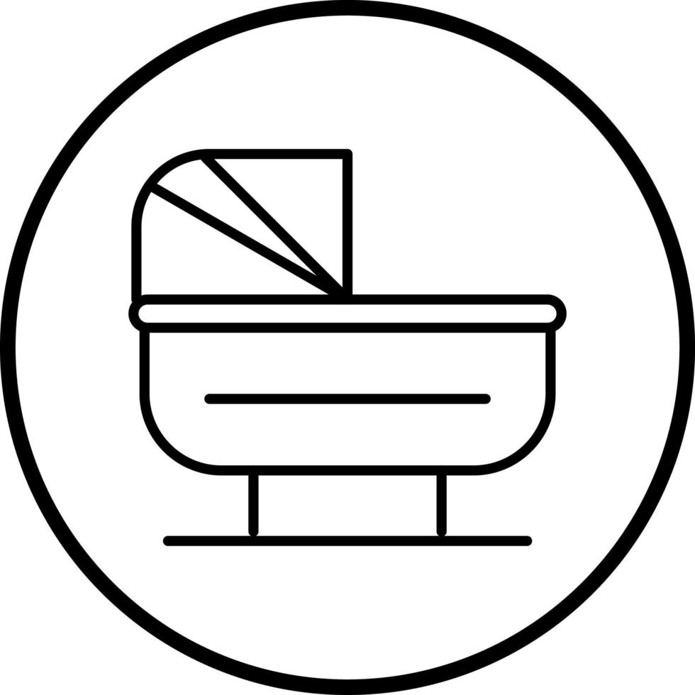 Vektor Design Wiege Vektor Symbol Stil