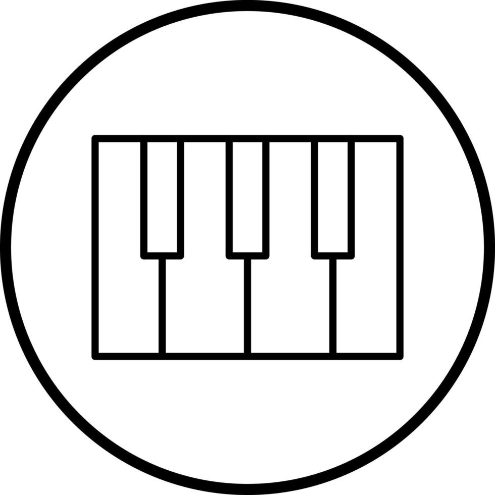 Vektor Design Klavier Vektor Symbol Stil