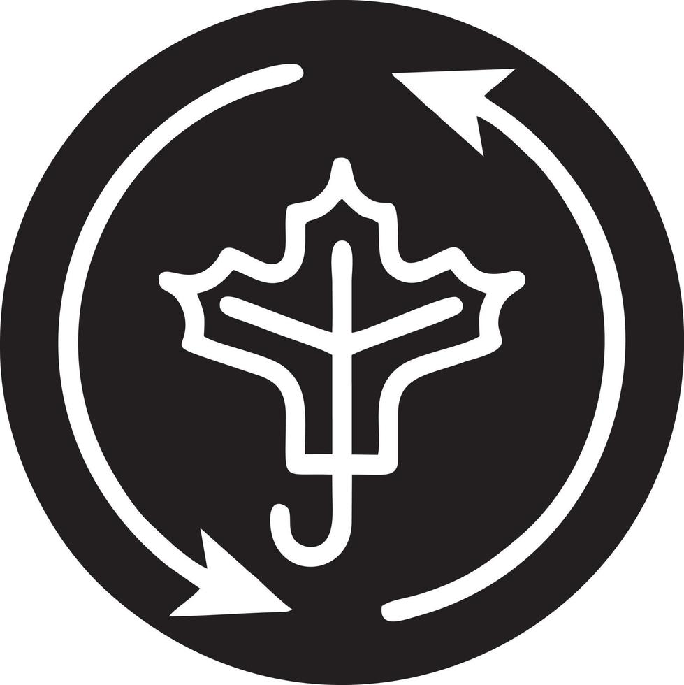 Baum Symbol Symbol Bild Vektor, Illustration von das Baum Botanik im schwarz Bild vektor