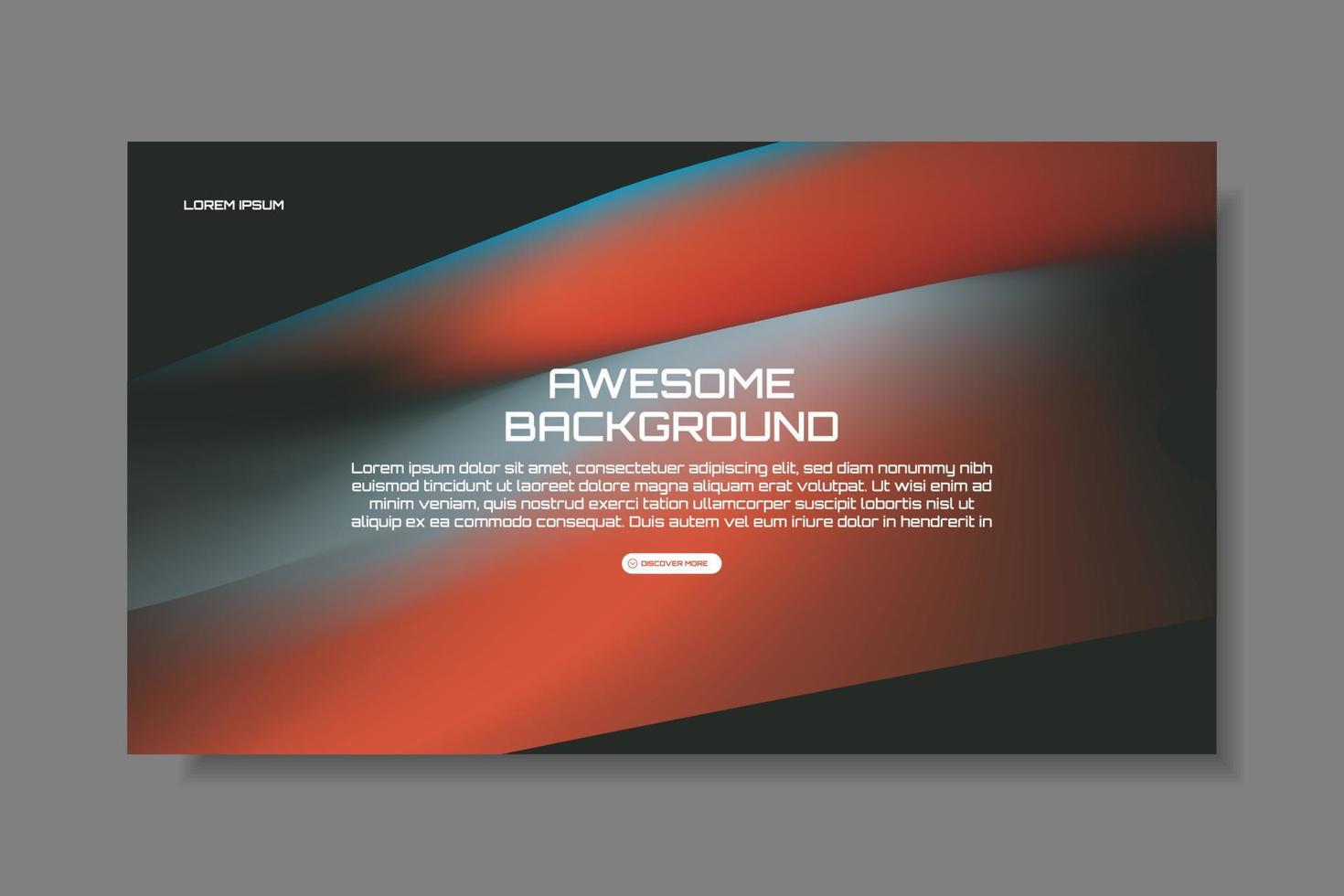 modern modisch körnig Gradient Hintergrund, bunt abstrakt Flüssigkeit 3d Formen. Sanft Gradient Hintergrund mit Platz zum Text. futuristisch Design zum Banner, Poster, Abdeckung, Flyer, Präsentation, Landung Seite vektor