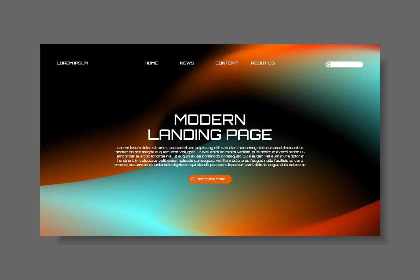 modern modisch körnig Gradient Hintergrund, bunt abstrakt Flüssigkeit 3d Formen. Sanft Gradient Hintergrund mit Platz zum Text. futuristisch Design zum Banner, Poster, Abdeckung, Flyer, Präsentation, Landung Seite vektor