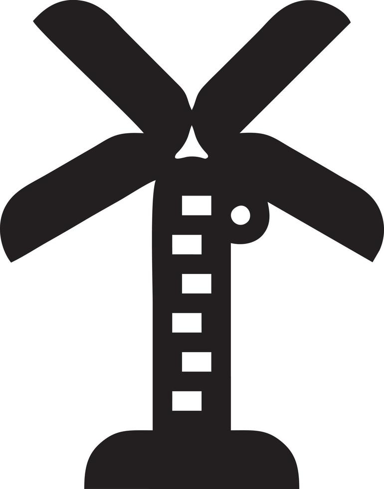 Baum Symbol Symbol Bild Vektor, Illustration von das Baum Botanik im schwarz Bild vektor