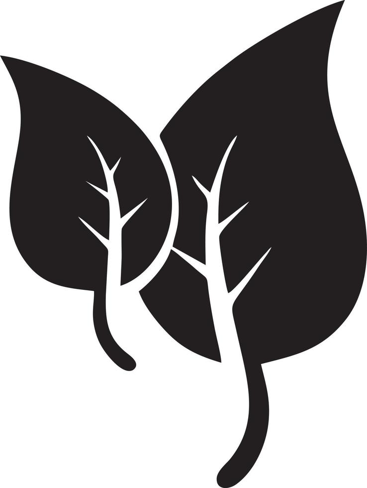 Baum Symbol Symbol Bild Vektor, Illustration von das Baum Botanik im schwarz Bild vektor