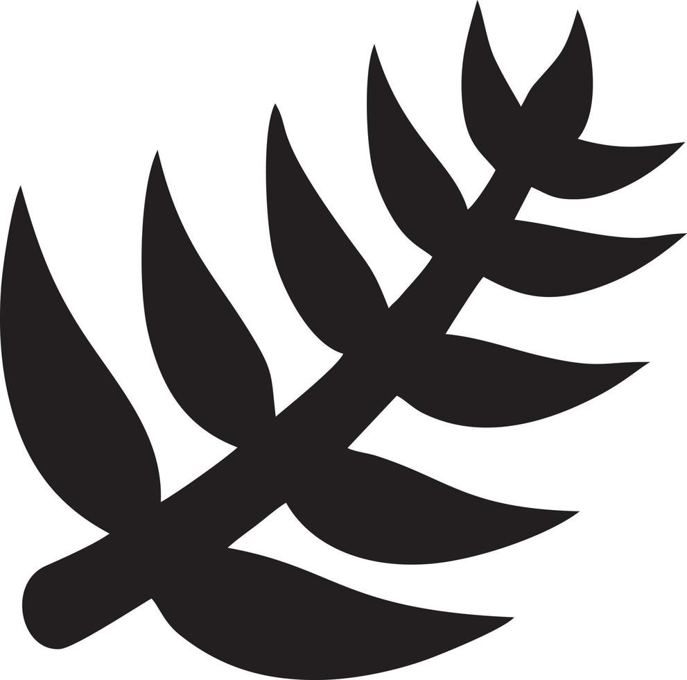 Baum Symbol Symbol Bild Vektor, Illustration von das Baum Botanik im schwarz Bild vektor