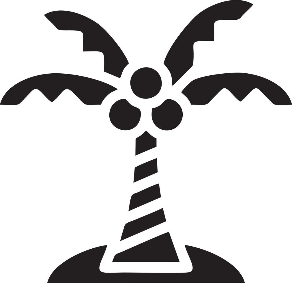 Baum Symbol Symbol Bild Vektor, Illustration von das Baum Botanik im schwarz Bild vektor