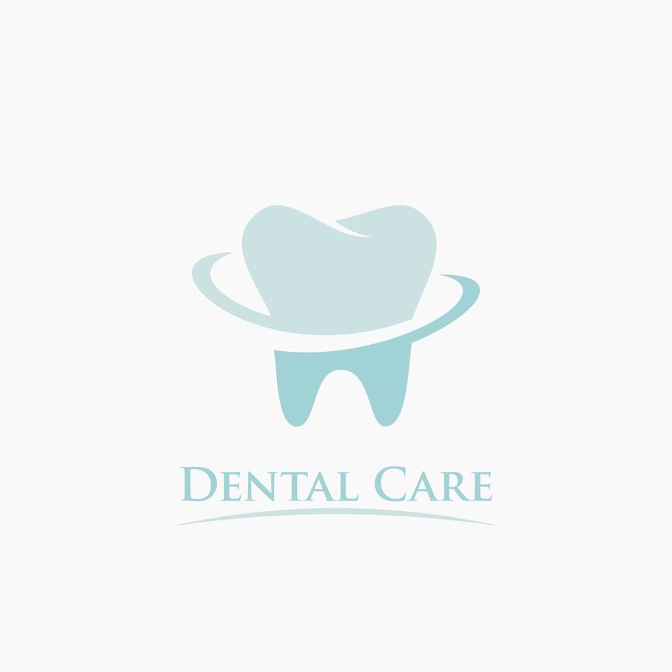 Vektor Logo Design Illustration perfekt geeignet zum Dental Klinik Gesundheitspflege, Zahnarzt üben, und Mehr