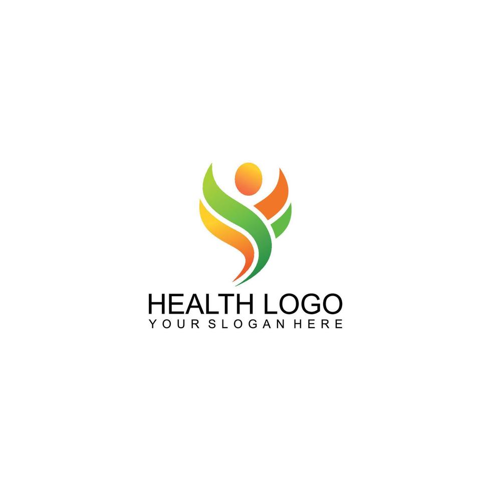 hälsa logotyp design mallar vektor