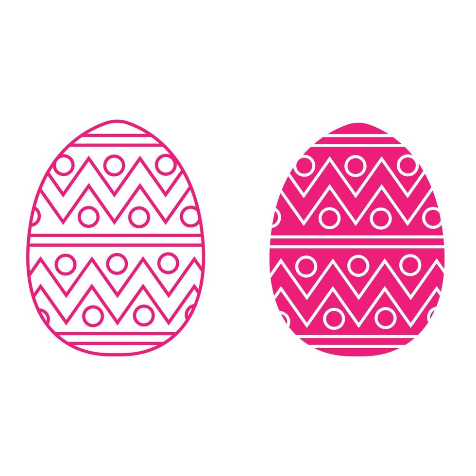 påsk ägg ikon vektor. påsk illustration tecken samling. ägg symbol eller logotyp. vektor