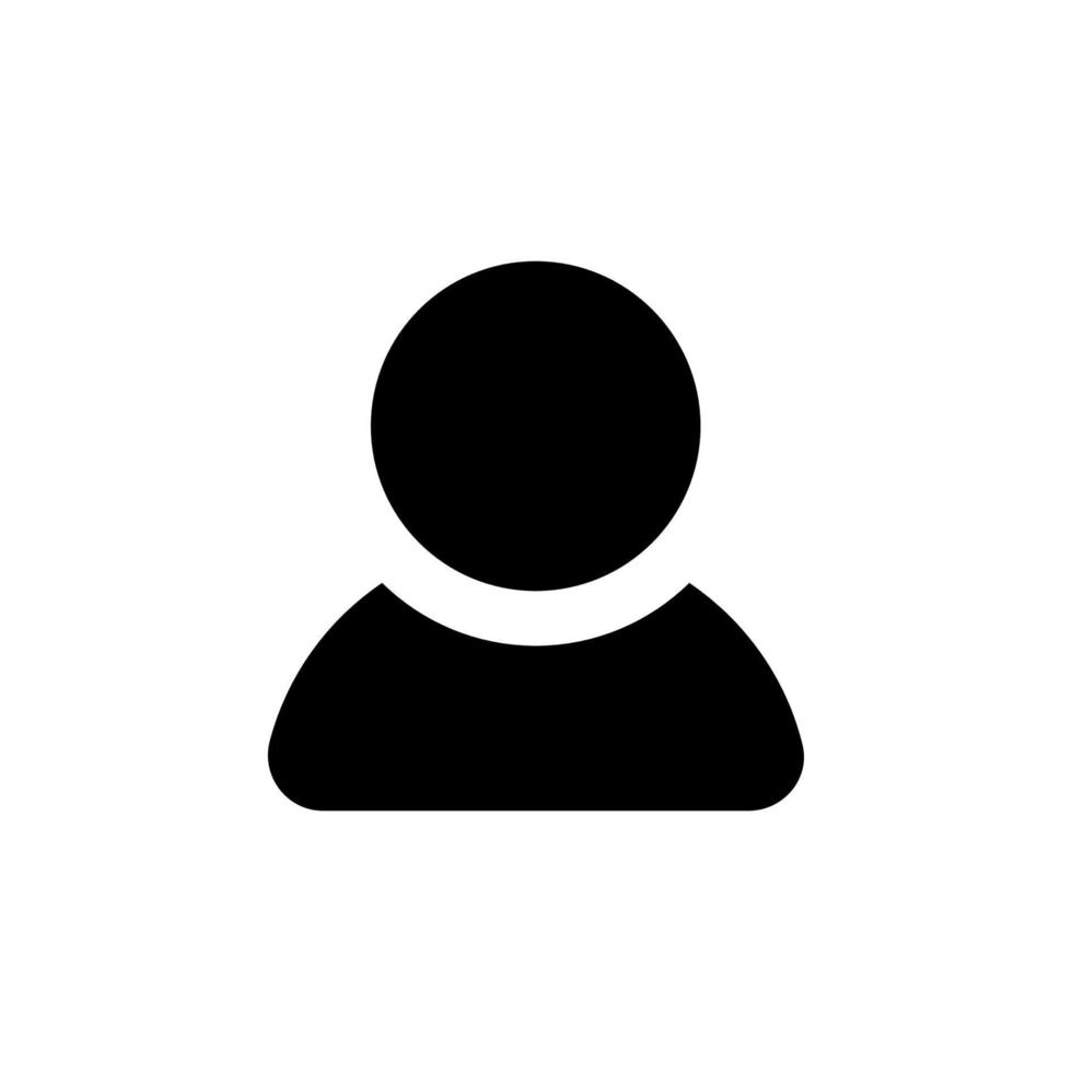 Benutzer Profil Symbol Vektor zum irgendein Zwecke
