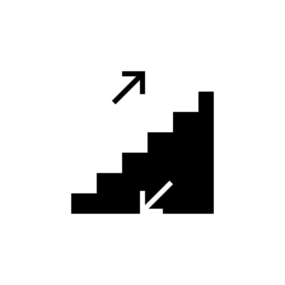 Treppe Symbol zum Zeichen. Vektor eps10