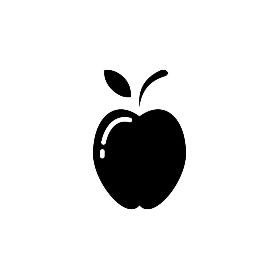 Illustration Vektor Grafik von Apfel Symbol. perfekt zum Muster Objekte Design, irgendein Design Element und irgendein Zwecke.