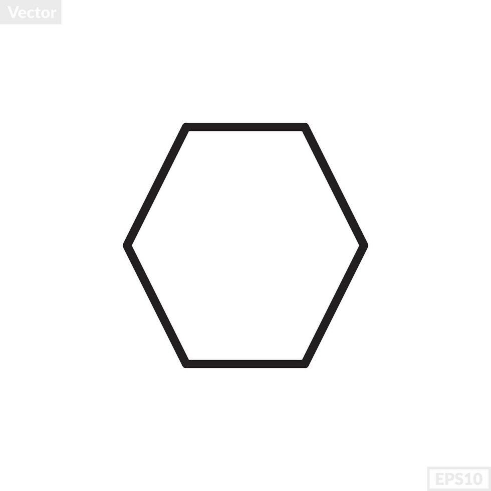 Hexagon gestalten Illustration Vektor Grafik