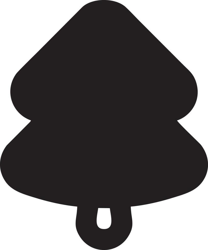 Baum Symbol Symbol Bild Vektor, Illustration von das Baum Botanik im schwarz Bild vektor