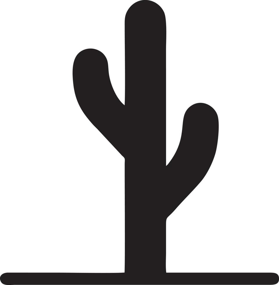 Baum Symbol Symbol Bild Vektor, Illustration von das Baum Botanik im schwarz Bild vektor