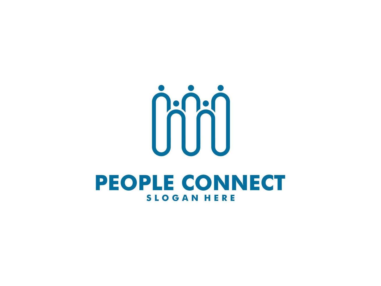 kreativ Menschen Logo Design Vorlage, Sozial Menschen Logo Vektor