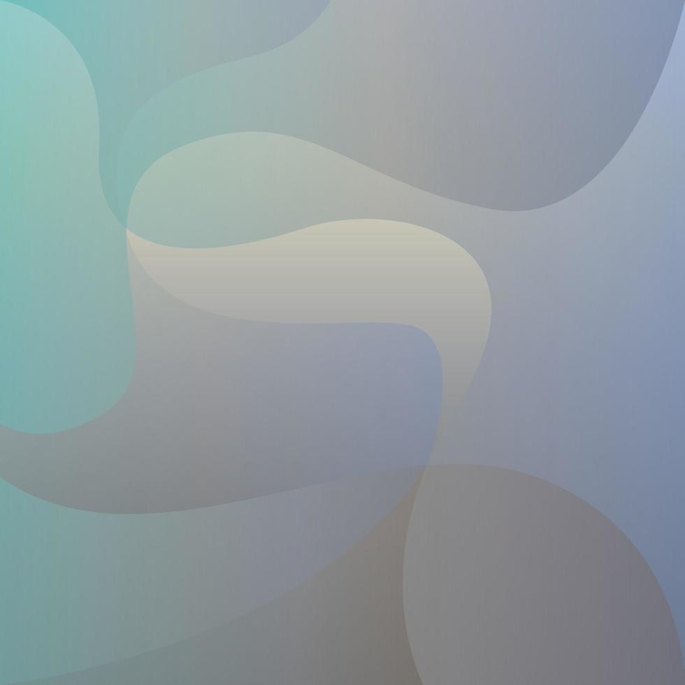 abstrakt Hintergrund mit glatt wellig Linien im Pastell- Blau Farben vektor