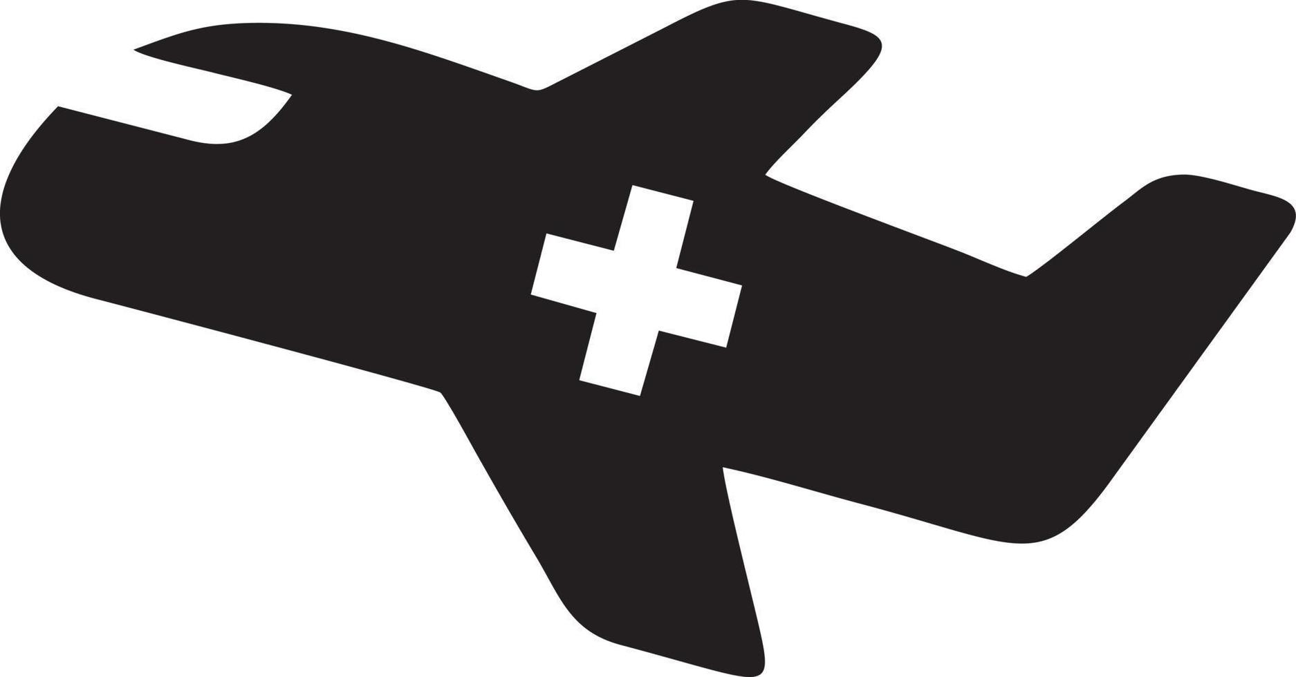 Flugzeug Symbol Symbol Bild Vektor, Illustration von das Flug Luftfahrt im schwarz Bild. eps 10 vektor