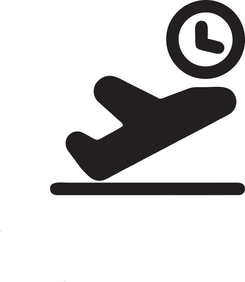 Flugzeug Symbol Symbol Bild Vektor, Illustration von das Flug Luftfahrt im schwarz Bild. eps 10 vektor