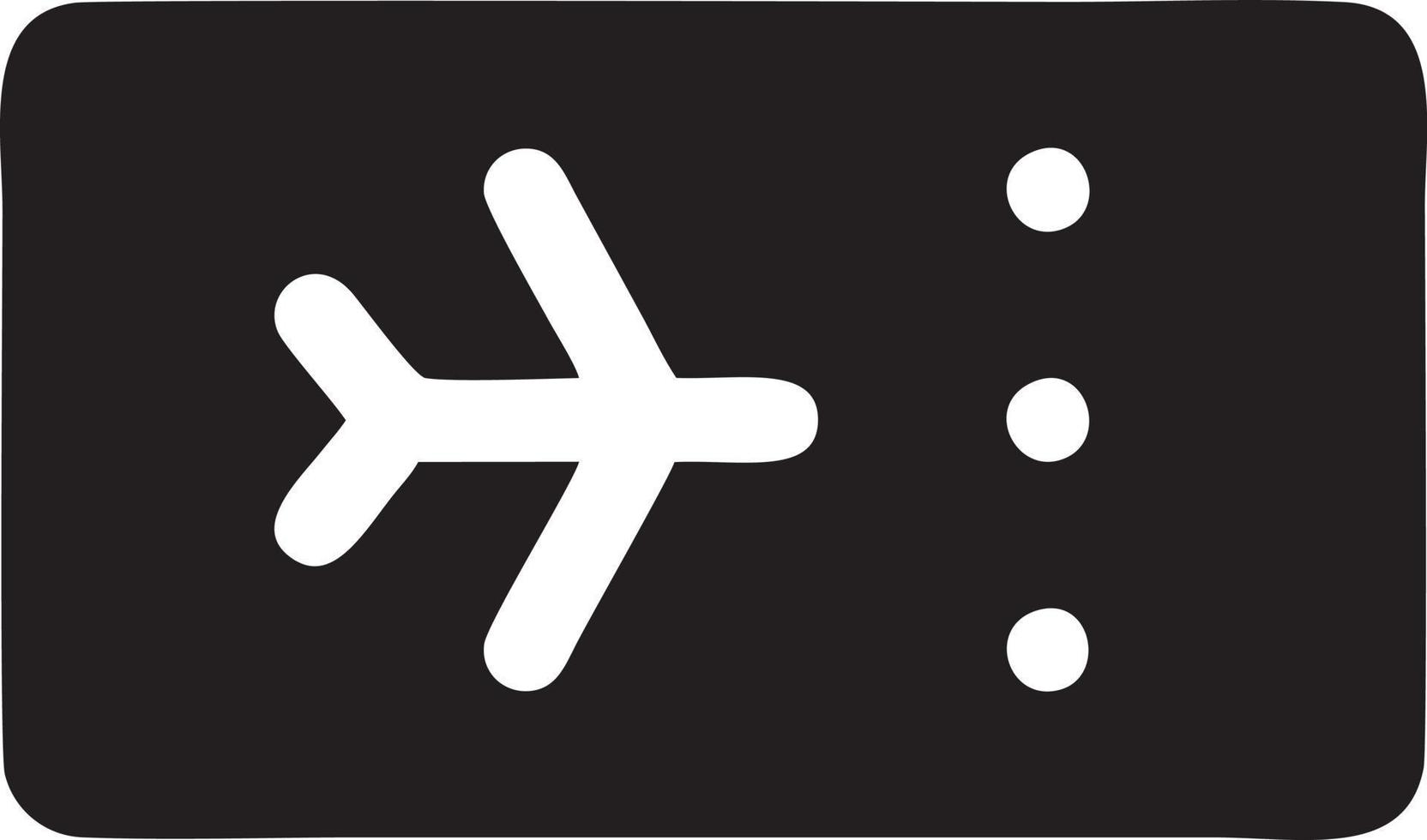 Flugzeug Symbol Symbol Bild Vektor, Illustration von das Flug Luftfahrt im schwarz Bild. eps 10 vektor