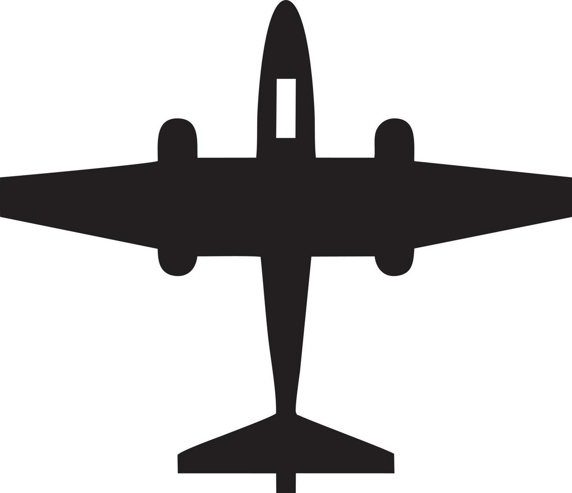 Flugzeug Symbol Symbol Bild Vektor, Illustration von das Flug Luftfahrt im schwarz Bild. eps 10 vektor