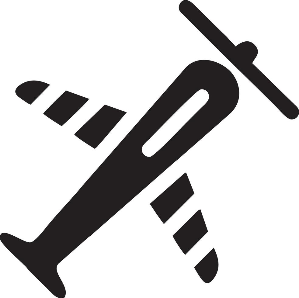 Flugzeug Symbol Symbol Bild Vektor, Illustration von das Flug Luftfahrt im schwarz Bild. eps 10 vektor