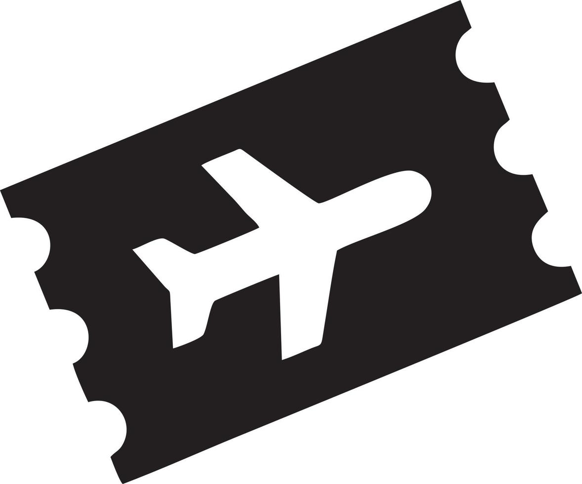 Flugzeug Symbol Symbol Bild Vektor, Illustration von das Flug Luftfahrt im schwarz Bild. eps 10 vektor