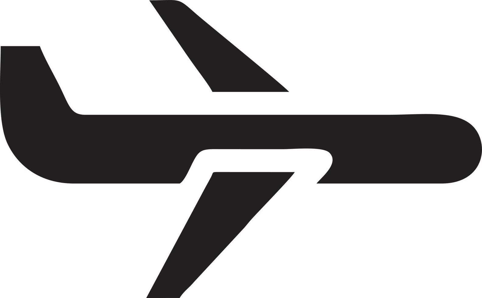 Flugzeug Symbol Symbol Bild Vektor, Illustration von das Flug Luftfahrt im schwarz Bild. eps 10 vektor