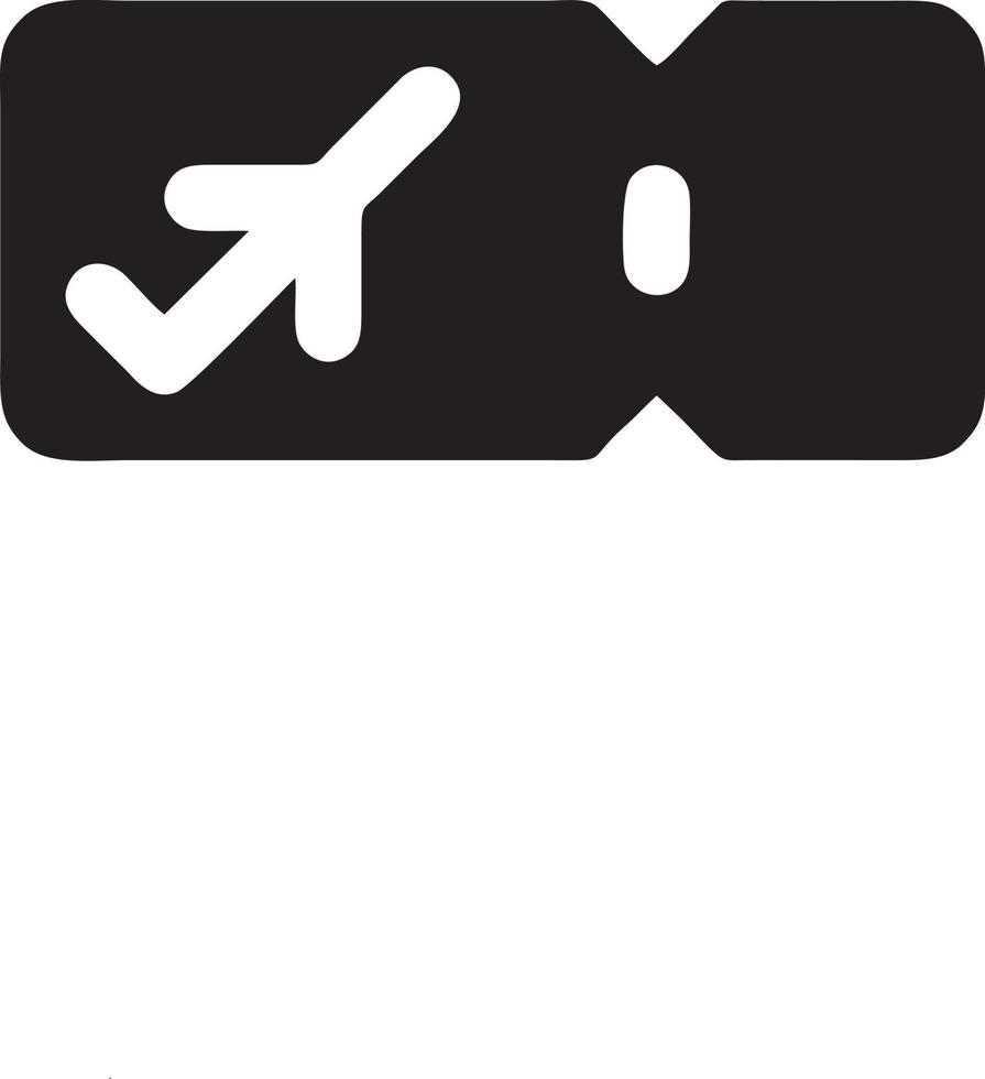 Flugzeug Symbol Symbol Bild Vektor, Illustration von das Flug Luftfahrt im schwarz Bild. eps 10 vektor