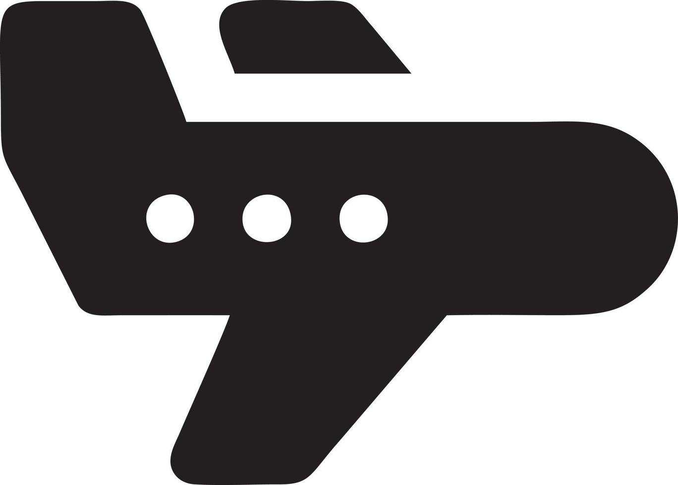 Flugzeug Symbol Symbol Bild Vektor, Illustration von das Flug Luftfahrt im schwarz Bild. eps 10 vektor